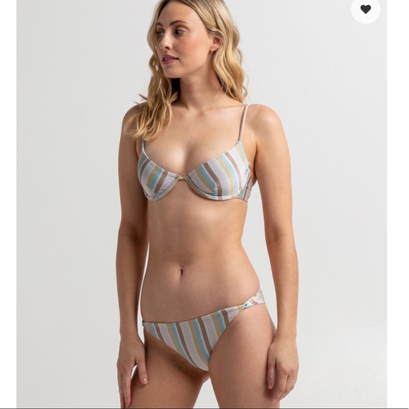 NWT 2-PC O’Neill Heidi Striped Bikini - Picture 3 of 13